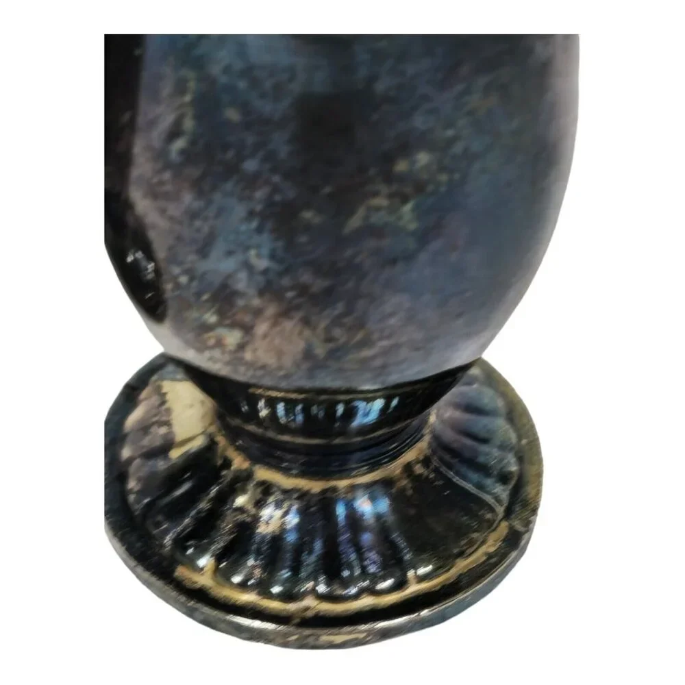 Vintage Oneida Salt & Pepper Shakers Ornate Retro Silver Plated Kitchen decor - Picture 11 of 16